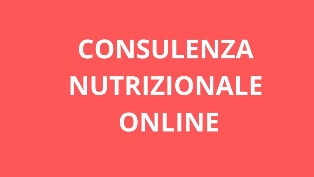 Consulenza Nutrizionale Online